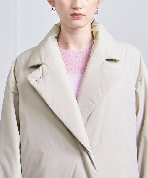 UNITED ARROWS(ユナイテッドアローズ)の「パディング マフラーコート(チェスターコート・レディース・ナチュラル/ブラック・36/38)」の16枚目の写真