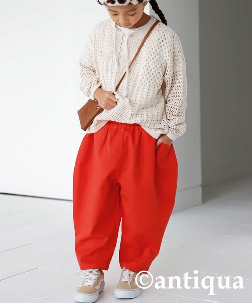 antiqua（アンティカ）の「カラーパンツ（その他パンツ・キッズ・ブラック/ブルー/オレンジ/グリーン・140/150/130/160）」の6枚目の写真