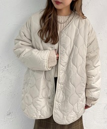 apres jour mignon | リバーシブルキルティングブルゾン【ZOZOTOWN限定アイテム】(ブルゾン)