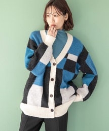 GLOBAL WORK | フワフワHug me柄カーディガン/295823(カーディガン/ボレロ)