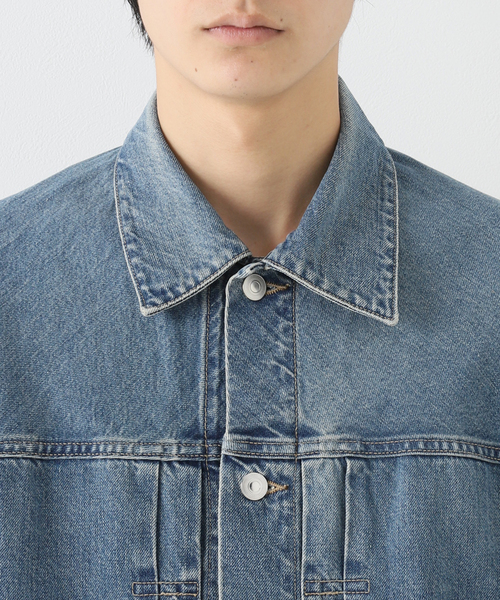 URU（ウル）の「【URU / ウル】TRUCKER JACKET TYPE B（デニムジャケット・メンズ・ブルー・2/3）」の14枚目の写真