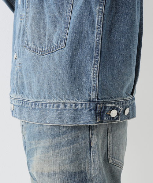 URU（ウル）の「【URU / ウル】TRUCKER JACKET TYPE B（デニムジャケット・メンズ・ブルー・2/3）」の4枚目の写真
