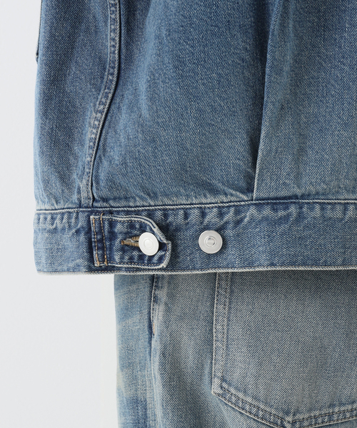 URU（ウル）の「【URU / ウル】TRUCKER JACKET TYPE B（デニムジャケット・メンズ・ブルー・2/3）」の13枚目の写真