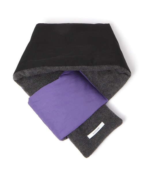 BAYFLOW（ベイフロー）の「[首元あったか]ナカワタマフラー（マフラー・キッズ・ブラック/グリーン/アイボリー・FREE）」の7枚目の写真