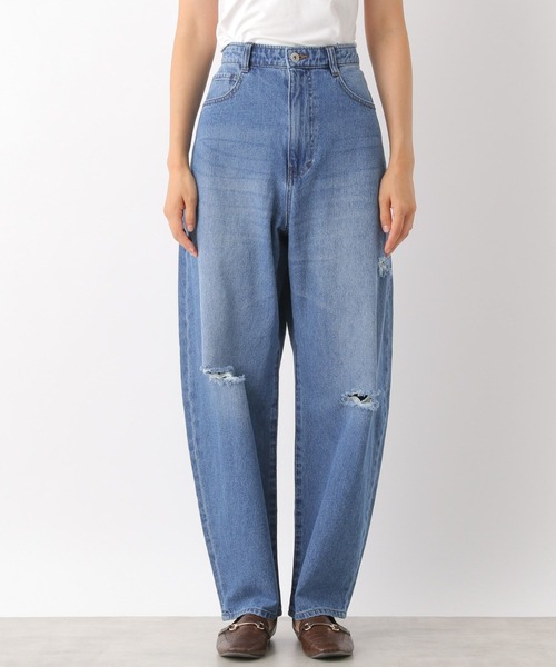 LEPSIM（レプシィム）の「ダメージカーブデニムパンツ　169422（デニムパンツ・レディース・ブルー・MEDIUM/LARGE）」の6枚目の写真