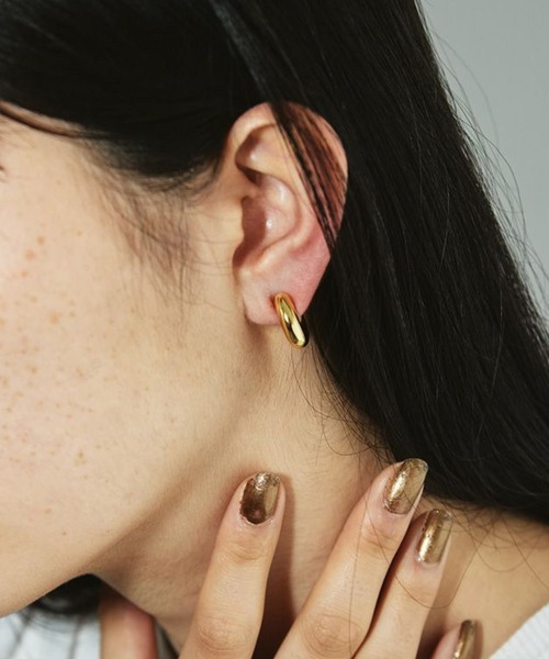 TODAYFUL（トゥデイフル）の「【TODAYFUL/トゥデイフル】ミニフープイヤリング (Silver925)（イヤリング・レディース・ゴールド/シルバー・FREE）」の9枚目の写真