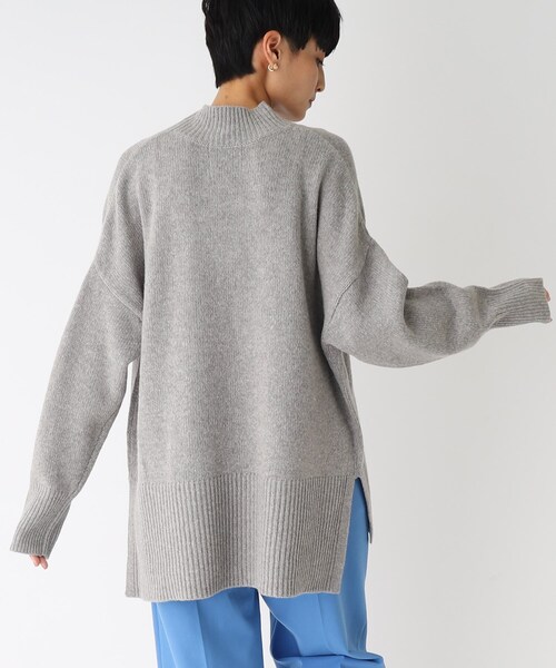 OPAQUE.CLIP(オペークドットクリップ)の「◆【Filivivi/フィルビビ】LANEROSSI ハイネック ワイドシルエットニット(ニット/セーター・レディース・グレー/オフホワイト/ベージュ系2/ピンク系その他/ベージュ系8・40/36/38)」の11枚目の写真