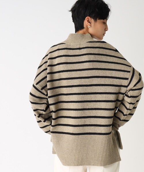 OPAQUE.CLIP(オペークドットクリップ)の「◆【Filivivi/フィルビビ】LANEROSSI ハイネック ワイドシルエットニット(ニット/セーター・レディース・グレー/オフホワイト/ベージュ系2/ピンク系その他/ベージュ系8・40/36/38)」の17枚目の写真