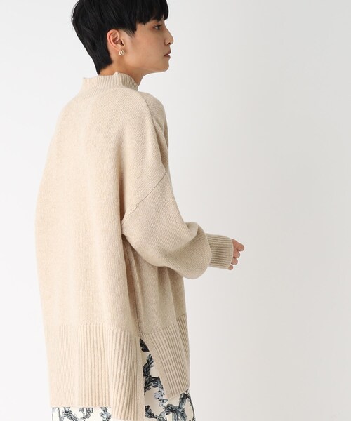 OPAQUE.CLIP(オペークドットクリップ)の「◆【Filivivi/フィルビビ】LANEROSSI ハイネック ワイドシルエットニット(ニット/セーター・レディース・グレー/オフホワイト/ベージュ系2/ピンク系その他/ベージュ系8・40/36/38)」の13枚目の写真