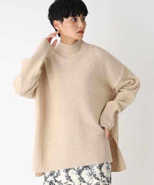 OPAQUE.CLIP(オペークドットクリップ)の「◆【Filivivi/フィルビビ】LANEROSSI ハイネック ワイドシルエットニット(ニット/セーター・レディース・グレー/オフホワイト/ベージュ系2/ピンク系その他/ベージュ系8・40/36/38)」の9枚目の写真