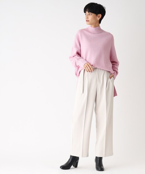 OPAQUE.CLIP(オペークドットクリップ)の「◆【Filivivi/フィルビビ】LANEROSSI ハイネック ワイドシルエットニット(ニット/セーター・レディース・グレー/オフホワイト/ベージュ系2/ピンク系その他/ベージュ系8・40/36/38)」の14枚目の写真