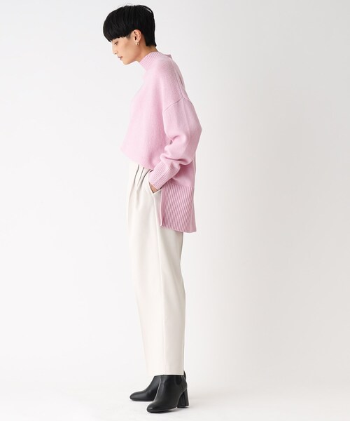 OPAQUE.CLIP(オペークドットクリップ)の「◆【Filivivi/フィルビビ】LANEROSSI ハイネック ワイドシルエットニット(ニット/セーター・レディース・グレー/オフホワイト/ベージュ系2/ピンク系その他/ベージュ系8・40/36/38)」の10枚目の写真