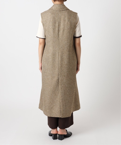 B.C STOCK（ベーセーストック）の「≪追加≫3wayコート（ジレ＆ジャケット）*（ベスト・レディース・ベージュ/チャコールグレー・FREE）」の6枚目の写真