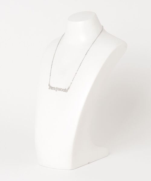 Trendywoobi（トレンディウビ）の「【TRENDYWOOBI / トレンディウビ】Trendywoobi Necklace (Silver925) / ロゴネックレス ネックレス チェーンネックレス ネックレス シルバーネックレス（ネックレス・メンズ・シルバー・ONE SIZE）」の8枚目の写真