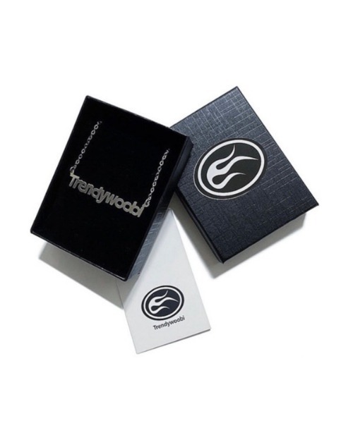 Trendywoobi（トレンディウビ）の「【TRENDYWOOBI / トレンディウビ】Trendywoobi Necklace (Silver925) / ロゴネックレス ネックレス チェーンネックレス ネックレス シルバーネックレス（ネックレス・メンズ・シルバー・ONE SIZE）」の2枚目の写真