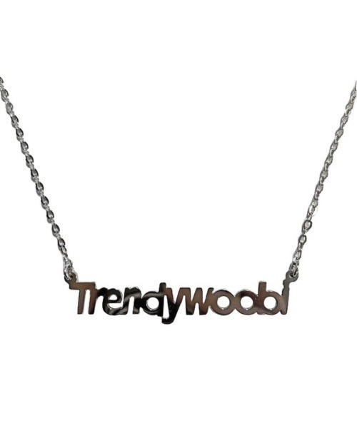 Trendywoobi（トレンディウビ）の「【TRENDYWOOBI / トレンディウビ】Trendywoobi Necklace (Silver925) / ロゴネックレス ネックレス チェーンネックレス ネックレス シルバーネックレス（ネックレス・メンズ・シルバー・ONE SIZE）」の5枚目の写真