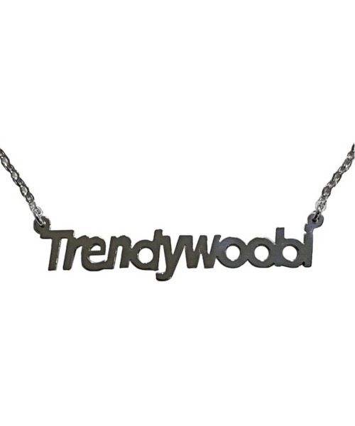 Trendywoobi（トレンディウビ）の「【TRENDYWOOBI / トレンディウビ】Trendywoobi Necklace (Silver925) / ロゴネックレス ネックレス チェーンネックレス ネックレス シルバーネックレス（ネックレス・メンズ・シルバー・ONE SIZE）」の4枚目の写真