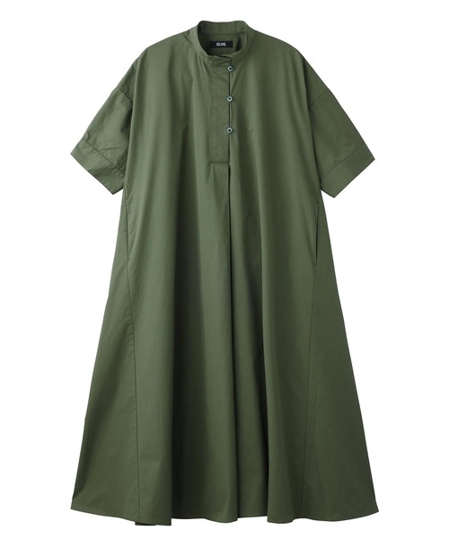 SILAS（サイラス）の「STAND COLLAR DRESS（ワンピース・レディース・ライトグリーン/ブラック/オリーブ・ONE SIZE）」の22枚目の写真