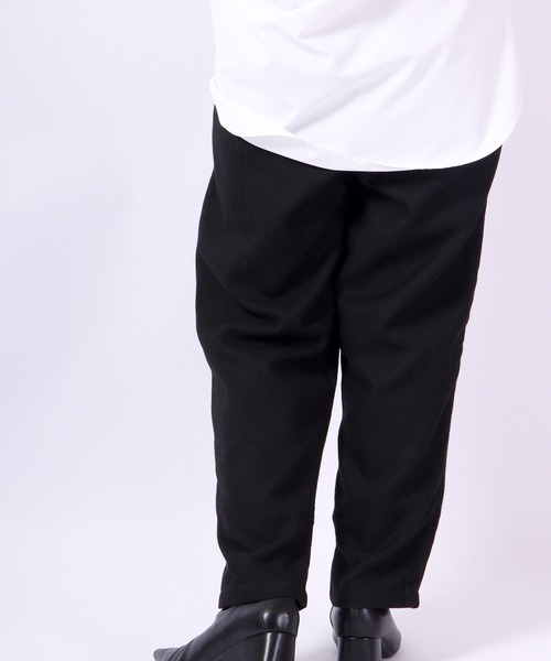 ubasoku(ウバソク)の「ubasoku TRトップ糸 裏付テーパードパンツ(その他パンツ・レディース・ブラック/グレー・FREE)」の10枚目の写真