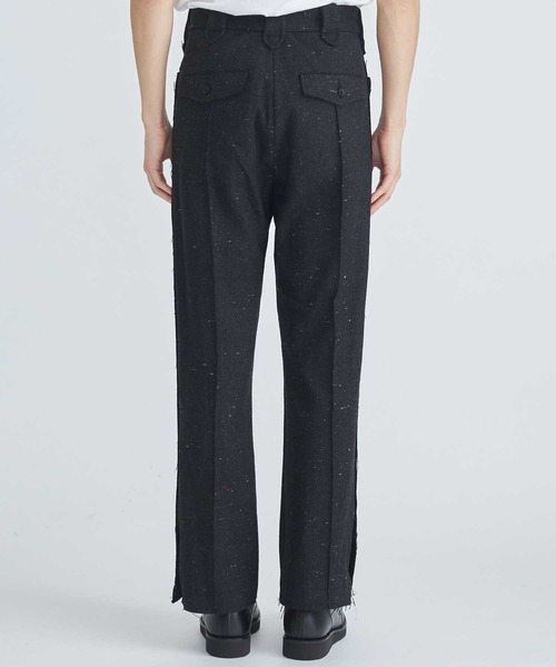 FACCIES(ファチーズ)の「Color Nep Tweed Western Pants(スラックス・メンズ・ブラック・1/2)」の5枚目の写真
