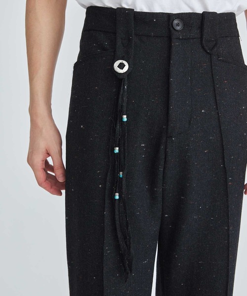 FACCIES(ファチーズ)の「Color Nep Tweed Western Pants(スラックス・メンズ・ブラック・1/2)」の8枚目の写真