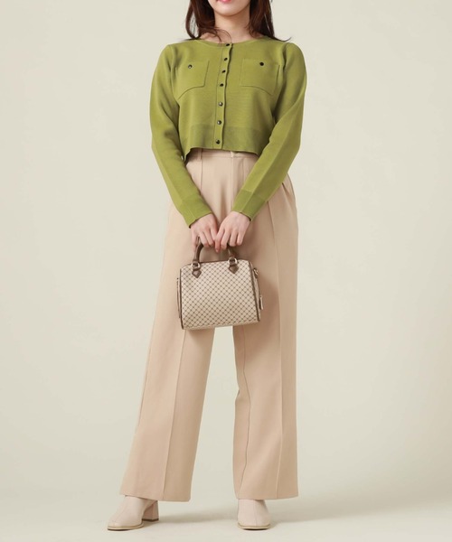 archives（アルシーヴ）の「ミラノリブポケットカーディガン（カーディガン/ボレロ・レディース・ブラック/オフホワイト/ブルー/グリーン系その他/パープル/オレンジ・MEDIUM）」の11枚目の写真