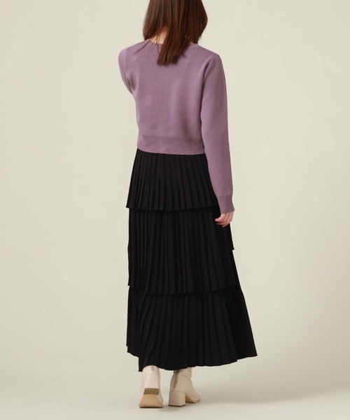 archives（アルシーヴ）の「ミラノリブポケットカーディガン（カーディガン/ボレロ・レディース・ブラック/オフホワイト/ブルー/グリーン系その他/パープル/オレンジ・MEDIUM）」の18枚目の写真