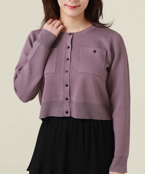 archives（アルシーヴ）の「ミラノリブポケットカーディガン（カーディガン/ボレロ・レディース・ブラック/オフホワイト/ブルー/グリーン系その他/パープル/オレンジ・MEDIUM）」の15枚目の写真