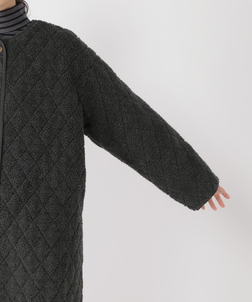 studio CLIP（スタディオクリップ）の「ボアキルティングロングコート（その他アウター・レディース・アイボリー/モカ/スモーク・MEDIUM/LARGE/PF/ﾌﾘｰ(L)）」の21枚目の写真