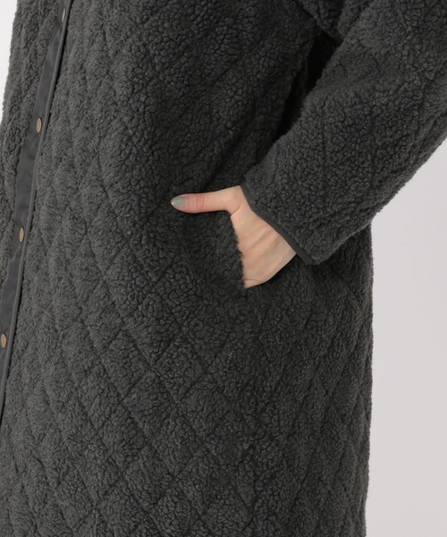 studio CLIP（スタディオクリップ）の「ボアキルティングロングコート（その他アウター・レディース・アイボリー/モカ/スモーク・MEDIUM/LARGE/PF/ﾌﾘｰ(L)）」の22枚目の写真