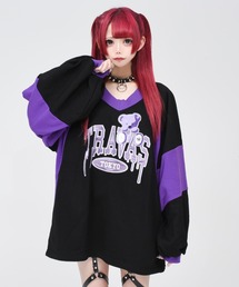 TRAVAS TOKYO 切替チルデンプルオーバースウェットシャツ 72157645b_b_13_215.jpg