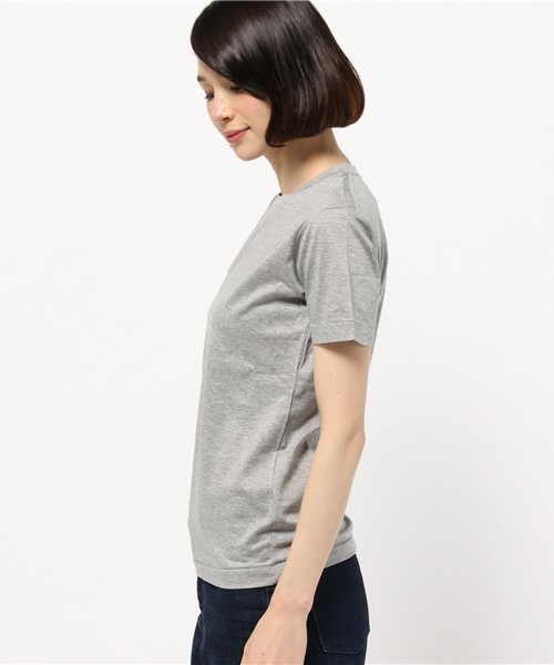 OUTLET（アウトレット）の「【BLOOM&BRANCH】SOSOシルケットTクルー（Tシャツ/カットソー・レディース・グレー・36/34）」の3枚目の写真
