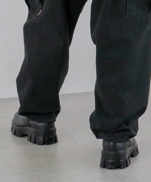 LOVEHUNTER（ラブハンター）の「+5.5cm ハイソール レースアップブーツ サイドゴアブーツ ジップブーツ（ブーツ・メンズ・ブラック系3/ブラック系2/ブラック系1・41/42/40/44/43）」の10枚目の写真