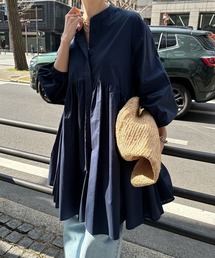 DouDou | SS ギャザーチュニックブラウス(シャツ/ブラウス)