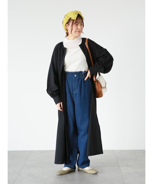 ehka sopo（エヘカソポ）の「【オールマイティボトム】パンツ（その他パンツ・レディース・ネイビー/キナリ/ブルー・ﾌﾘ-）」の17枚目の写真