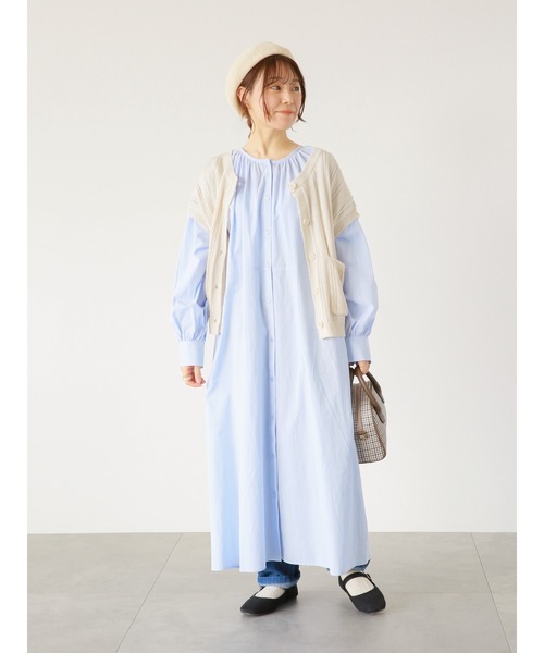 ehka sopo（エヘカソポ）の「【オールマイティボトム】パンツ（その他パンツ・レディース・ネイビー/キナリ/ブルー・ﾌﾘ-）」の22枚目の写真