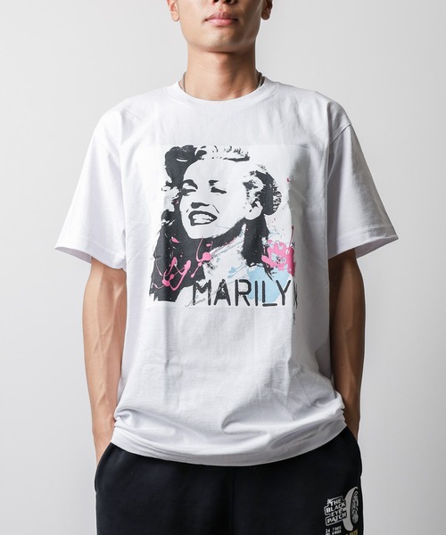 B.I.D.(ビーアイディー)の「《Radio Days》MARILYN MONROE S/S TEE マリリンモンロー プリントTシャツ(Tシャツ/カットソー・レディース・ホワイト/ブラック・MEDIUM/X-LARGE/LARGE)」の9枚目の写真