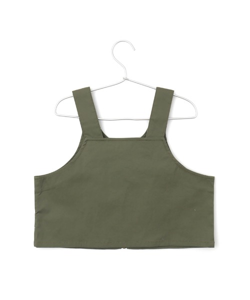 MAKE YOUR DAY（メイクユアデイ）の「ワークベスト■150.160cm対応（ベスト・キッズ・オリーブ/アイボリー/ブルー・XL）」の5枚目の写真