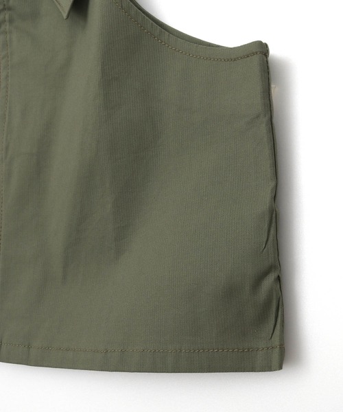 MAKE YOUR DAY（メイクユアデイ）の「ワークベスト■150.160cm対応（ベスト・キッズ・オリーブ/アイボリー/ブルー・XL）」の9枚目の写真