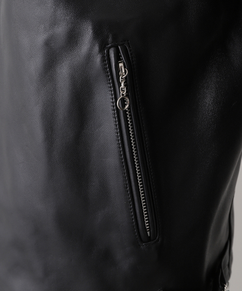 Schott(ショット)の「【Schott / ショット】70S SINGLE RIDERS JACKET(ライダースジャケット・メンズ・ブラック・MEDIUM/LARGE/X-LARGE)」の13枚目の写真