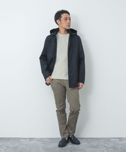 NOLLEY'S goodman(ノーリーズグッドマン)の「nano-Wing/ナノウィング(R) フードブルゾン(ブルゾン・メンズ・オリーブ/ダークネイビー/ベージュ/ブラック・L/S/M)」の14枚目の写真