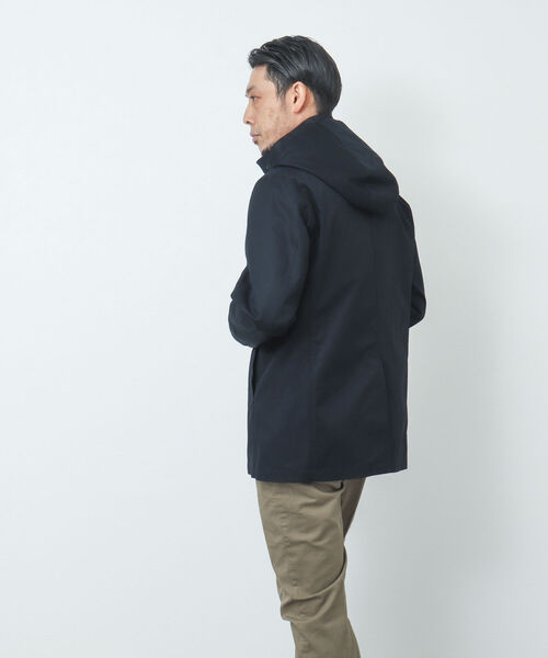 NOLLEY'S goodman(ノーリーズグッドマン)の「nano-Wing/ナノウィング(R) フードブルゾン(ブルゾン・メンズ・オリーブ/ダークネイビー/ベージュ/ブラック・L/S/M)」の6枚目の写真