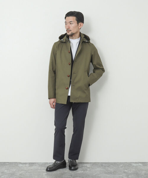 NOLLEY'S goodman(ノーリーズグッドマン)の「nano-Wing/ナノウィング(R) フードブルゾン(ブルゾン・メンズ・オリーブ/ダークネイビー/ベージュ/ブラック・L/S/M)」の15枚目の写真