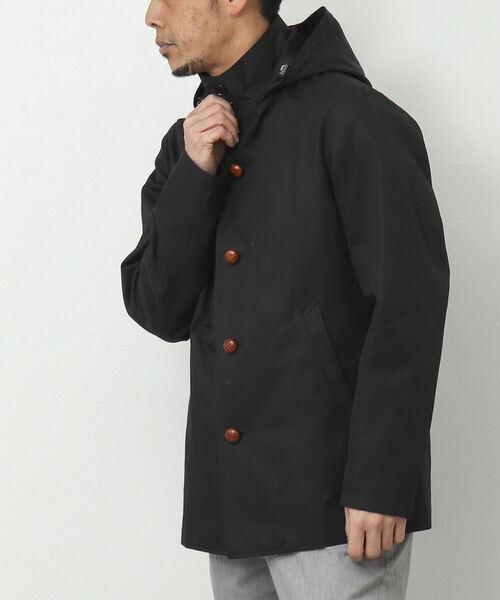 NOLLEY'S goodman(ノーリーズグッドマン)の「nano-Wing/ナノウィング(R) フードブルゾン(ブルゾン・メンズ・オリーブ/ダークネイビー/ベージュ/ブラック・L/S/M)」の9枚目の写真