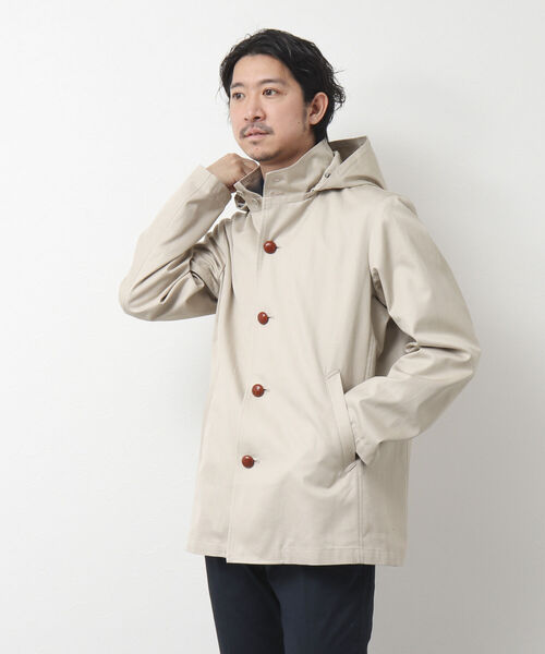 NOLLEY'S goodman(ノーリーズグッドマン)の「nano-Wing/ナノウィング(R) フードブルゾン(ブルゾン・メンズ・オリーブ/ダークネイビー/ベージュ/ブラック・L/S/M)」の20枚目の写真