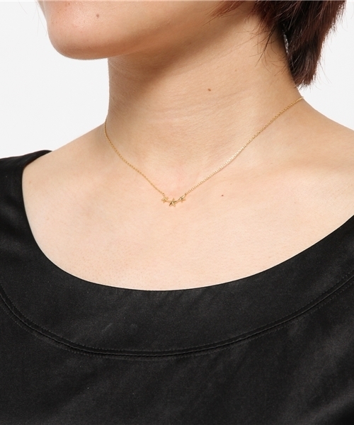 BEAUTY&YOUTH UNITED ARROWS(ビューティーアンドユースユナイテッドアローズ)の「BYSFM 3スターモチーフ ネックレス ◆(ネックレス・レディース・ゴールド/シルバー・フリー)」の6枚目の写真