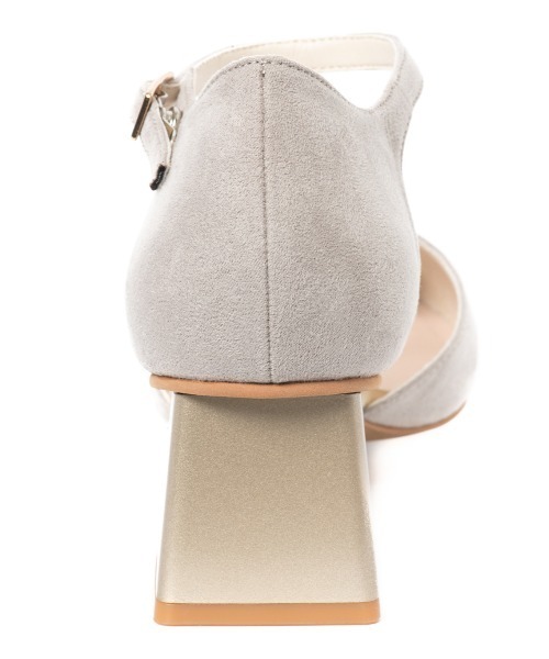 R&E(アールアンドイー)の「【REZOY】ストラップ付きブロックヒールセパレートパンプス(パンプス・レディース・イエロー/グレー/ブラック・23cm/23.5cm/22cm/22.5cm/24cm/24.5cm)」の6枚目の写真