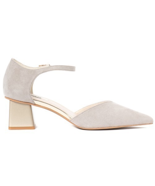 R&E(アールアンドイー)の「【REZOY】ストラップ付きブロックヒールセパレートパンプス(パンプス・レディース・イエロー/グレー/ブラック・23cm/23.5cm/22cm/22.5cm/24cm/24.5cm)」の7枚目の写真