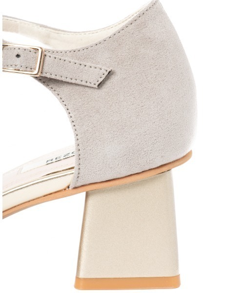 R&E(アールアンドイー)の「【REZOY】ストラップ付きブロックヒールセパレートパンプス(パンプス・レディース・イエロー/グレー/ブラック・23cm/23.5cm/22cm/22.5cm/24cm/24.5cm)」の8枚目の写真