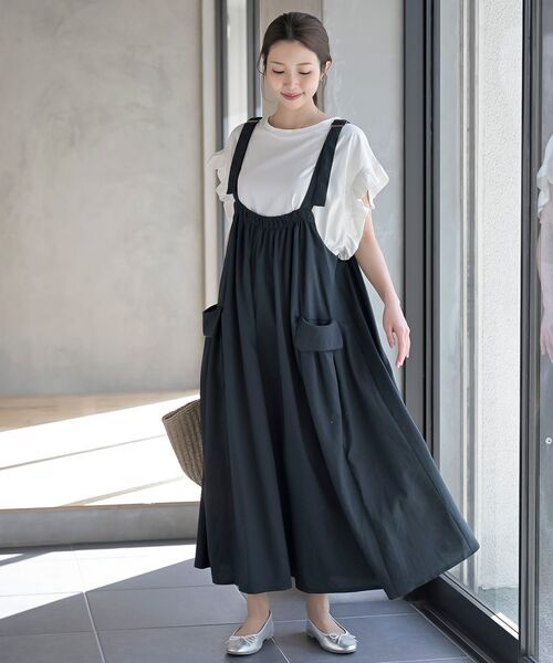 rps（アールピーエス）の「フリルスリーブＴ（Tシャツ/カットソー・レディース・ブラック/サックスブルー/オフホワイト/マスタード/グリーン/オレンジ系その他/グレイッシュベージュ・フリー）」の17枚目の写真